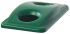 Rubbermaid Commercial Products 519mm Green Plastic Bin Lid for Slim Jim Container, 70mm