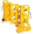 Rubbermaid Commercial Products Yellow Safety Barrier, Folding Barrier