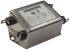 Roxburgh EMC RES1 Entstörfilter, 250 V ac/dc, 15A, Gehäusemontage, Flachstecker, 1-phasig <BR/> 0,5 mA / 50 and 60Hz Single