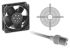ebm-papst 4000 N Series Axial Fan Kit, 115 V ac, AC Operation, 180m³/h, 18W, 119 x 119 x 38mm