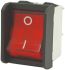 Apem Double Pole Single Throw (DPST), On-None-Off Rocker Switch Panel Mount