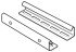 Legrand Medium Duty Coupler Set Pre-Galvanised Steel Cable Tray Accessory, 25mm Depth