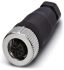 Phoenix Contact Circular Connector, 4 Contacts, Cable Mount, M12 Connector, Socket, Female, IP67, SACC Series