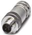 Phoenix Contact Circular Connector, 4 Contacts, Cable Mount, M12 Connector, Plug, Male, IP67, SACC Series