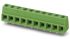 菲尼克斯电气 3p5mm间距PCB端子排, 通孔安装, 螺钉拧紧端接, 绿色, 13.5A, 400 V, 1729021