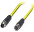 Phoenix Contact Straight Female 3 way M8 to Straight Male 3 way M8 Sensor Actuator Cable, 5m