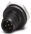 Phoenix Contact Circular Connector, 5 Contacts, Bulkhead Mount, M12 Connector, Plug, Male, IP67, SACC Series