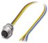 Phoenix Contact Ethernet kábel, Cat5, M12 - Szereletlen, 5m