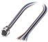Phoenix Contact Straight Female 6 way M8 to Unterminated Sensor Actuator Cable, 5m