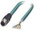 Câble Ethernet catégorie 5 Phoenix Contact, Bleu, 10m PUR Avec connecteur