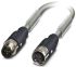 Phoenix Contact SAC-5P-MS/20.0-923/FS CAN SCO Straight Female M12 to Straight Male M12 Sensor Actuator Cable, 5 Core,