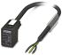 Phoenix Contact Érzékelő-működtető kábel, DIN 43650 B alakú - Szereletlen - 3 érintkező, 24 V, 4 A, 5m