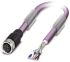 Phoenix Contact SAC-5P- 5.0-920/M12FS Serien M12 til Utermineret Buskabel, 5m kabel