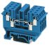 Phoenix Contact2718277 UDK 3 BU Series DIN Rail Terminal Block, Screw Termination