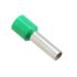 Phoenix Contact, AI 6-12 GN Insulated Bootlace Ferrule Kit, 12mm Pin Length, 3.6mm Pin Diameter, Green