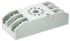 Relpol 11 Pin 300V ac DIN Rail, Panel Mount Relay Socket, for use with R15 Series 3PDT Relay