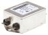 Filtro RFI Roxburgh EMC 1.41 μF, 8.6nF, 6A, 250 V ac, DC → 60Hz 16 mH, Montaje en Panel, con terminales Faston