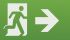Knightsbridge Emergency Exit Legend for use with EMEXIT Double Sided LED Emergency Exit Sign