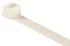 HellermannTyton Cable Tie, Inside Serrated, 120mm x 4.8 mm, Natural Polyamide 6.6 (PA66), Pk-200