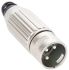 Switchcraft Cable Mount XLR Connector, Male, 500 V ac, 3 Way, Silver Plating