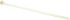 RS PRO Cable Tie, Releasable, 250mm x 7.6 mm, Natural Nylon, Pk-100