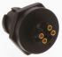 Amphenol Industrial Circular Connector, 4 Contacts, Panel Mount, Miniature Connector, Plug, Male, IP67, Ceres Series