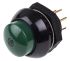 Otto Illuminated Momentary Push Button Switch, Panel Mount, SPDT, Green LED, 28V dc, IP68S