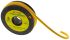 RS PRO Slide On Cable Markers, Black on Yellow, Pre-printed "D", 3 → 4.2mm Cable