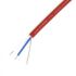 Van Damme Screened Microphone Cable, 3.5mm od, 100m, Red