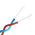 RS PRO Type T Thermocouple Cable/Wire, 50m, Unscreened, PFA Insulation, +260°C Max, 1/0.2mm