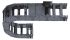 Igus E4.56, e-chain Kabel-Schleppkette Schwarz, 184 mm x 84mm Igumid G, Länge 1m, Seitenwand Flexibel