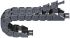 Igus 9, e-chain Black Cable Chain - Flexible Slot, W18.2 mm x D19.3mm, L1m, 28 mm Min. Bend Radius, Igumid G