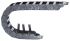 Igus 2600, e-chain Black Cable Chain - Flexible Slot, W91 mm x D75mm, L1m, 63 mm Min. Bend Radius, Igumid G