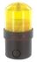 Schneider Electric XVBL Series Yellow Flashing Beacon, 24 V ac, 24 → 48 V dc, Base Mount, Incandescent, LED