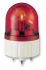 Schneider Electric XVR Series Red Rotating Beacon, 12 V ac/dc, Base Mount, LED Bulb