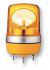 Schneider Electric XVR Series Amber Rotating Beacon, 12 V ac/dc, Base Mount, LED Bulb