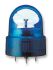 Schneider Electric XVR Series Blue Rotating Effect Beacon, 24 V ac/dc, LED Bulb, AC, DC