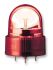 Jeladó Vörös, Forgó, LED, talp felerősítésű rögzítésű, 24 V AC/DC