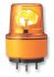 Schneider Electric XVR Series Red Rotating Beacon, 12 V dc, Base Mount, LED Bulb