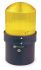 Schneider Electric XVBL Series Yellow Steady Beacon, 250 V ac, Base Mount, Incandescent, LED Bulb, IP65, IP66