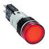 施耐德电气 Φ16mm按钮指示灯, Harmony XB6系列, 48 → 120V 交流, 红色圆形LED, IP65, 面板式