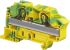 Entrelec ZK16 Series Green/Yellow Standard Din Rail Terminal, 16mm², Single-Level, Spring Clamp Termination