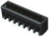 HARTING Har-Flexicon Leiterplatten-Stiftleiste Stecker gerade, 2-polig / 1-reihig, Raster 2.54mm, SMT-Anschluss, 7.3A,