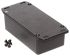 Hammond 1590 Black Die Cast Aluminium Enclosure, IP54, Shielded, Flanged, 121.2 x 65.5 x 39.8mm