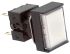 Omron A16 White Illuminated Push Button, 16mm Cutout, Momentary Actuation, DPDT-NO/NC, Rectangular Style