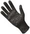 BM Polyco BladeShades Black Dyneema Cut Resistant Work Gloves, Size 9, Large