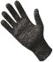 BM Polyco BladeShades Black Dyneema Cut Resistant Work Gloves, Size 10, Large