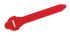Legrand Cable Tie, Hook and Loop, 300mm x 16 mm, Red, Pk-10