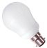 B22d Oval Shape CFL Bulb, 9 W, 2700K