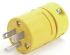 Molex Kabel Netzstecker Gelb, 2P, NEMA 5 - 15P / 0 USB-Buchsen, 125 V / 15A, für USA